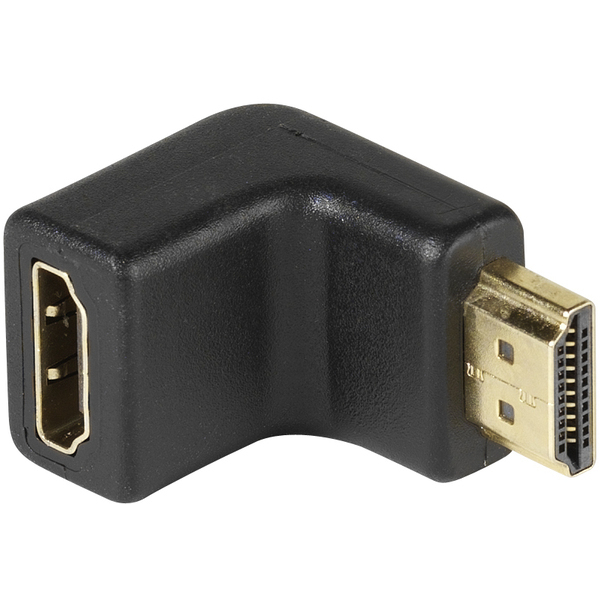VIVANCO 90 DEGREE RIGHT ANGLE ADAPTER HDMI gold plated
