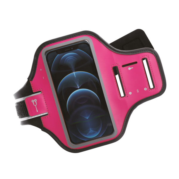 VIVANCO SPORT ARMBAND FOR SMARTPHONES UP TO 6.5 pink
