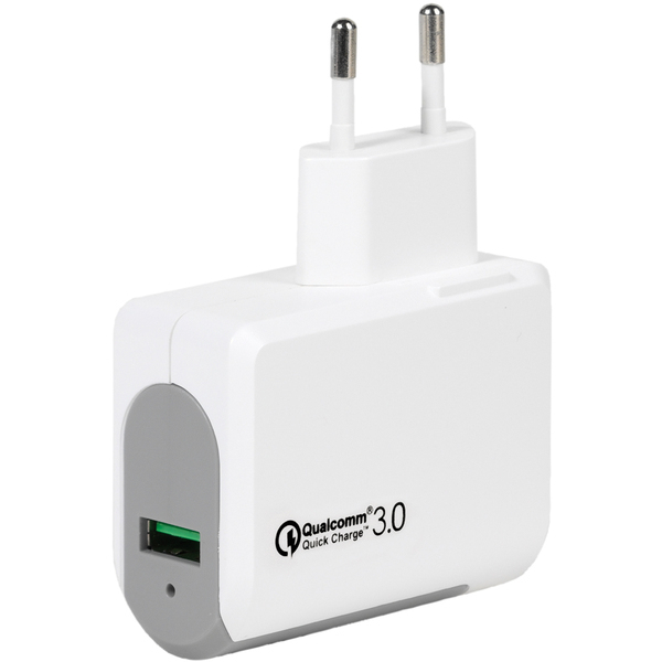 VIVANCO TRAVEL CHARGER QUICKCHARGE 3 3A white