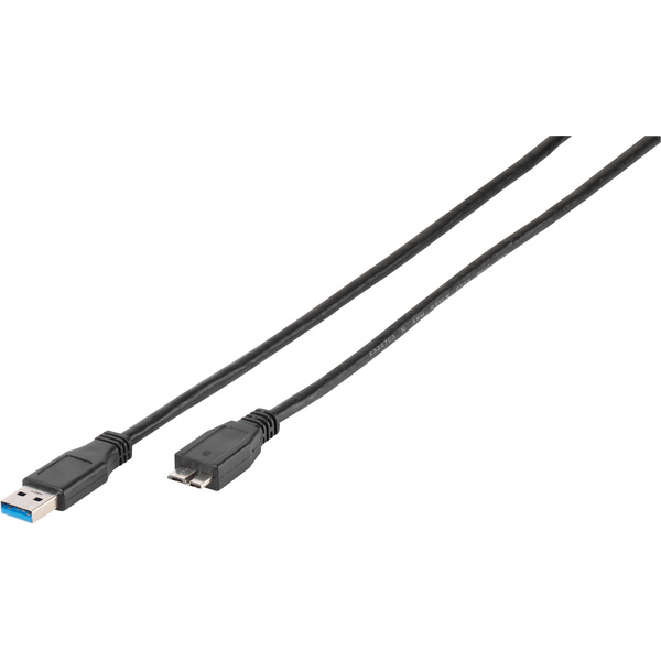 VIVANCO USB 3.1 GEN1 TYPE A TO TYPE MICRO B CABLE 0.75m black