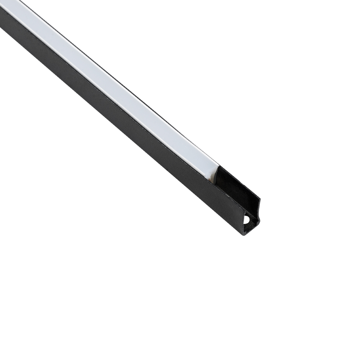 GloboStar® NEONPRO 61529 Προφίλ Αλουμινίου – Βάση Στήριξης για την NEONPRO Professional Neon Flex LED 10W/m 24VDC & 48VDC με Π6 x Υ1.2cm – Μαύρο – Μ300 x Π0.8 x Υ1.3cm – Πακέτο 5 Τεμάχια των 3 Μέτρων