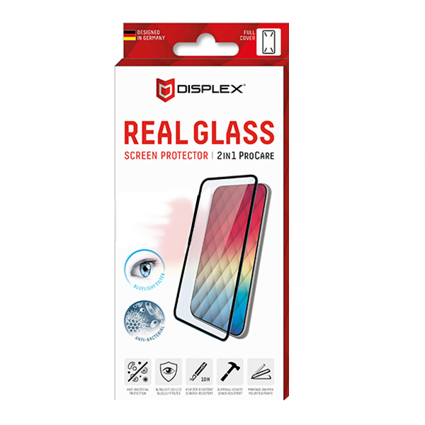 DISPLEX PRO CARE 3D REAL GLASS IPHONE X / XS / 11 PRO black