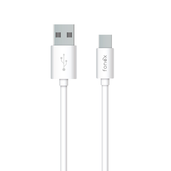 FONEX DATA CABLE TYPE C SPEED CHARGE 25W 1.5m white