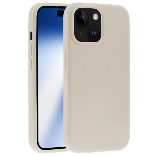 VIVANCO MAG HYPE COVER IPHONE 15 beige backcover