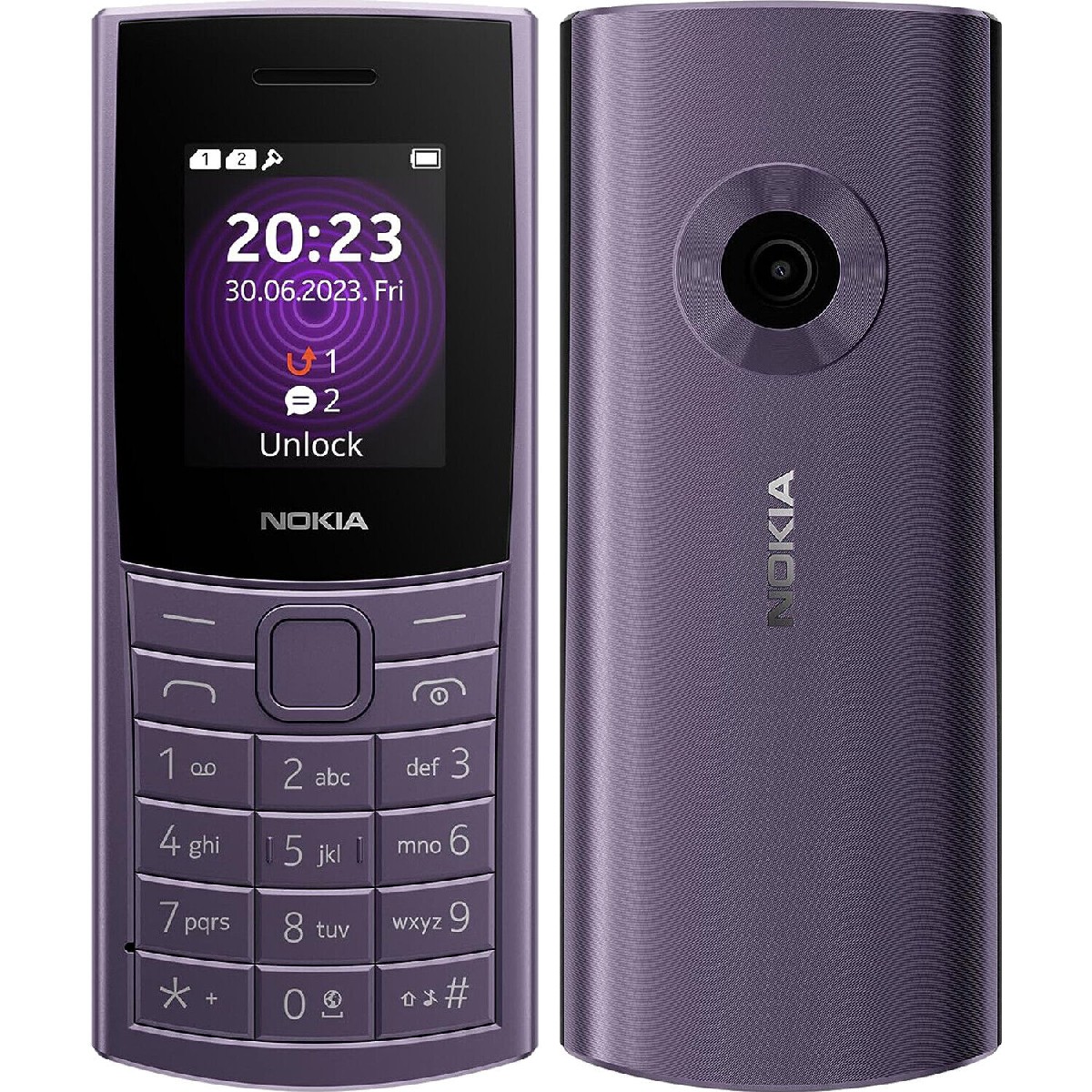 Nokia 110 4G (2023) Dual Sim 1.8″ Arctic Purple GR