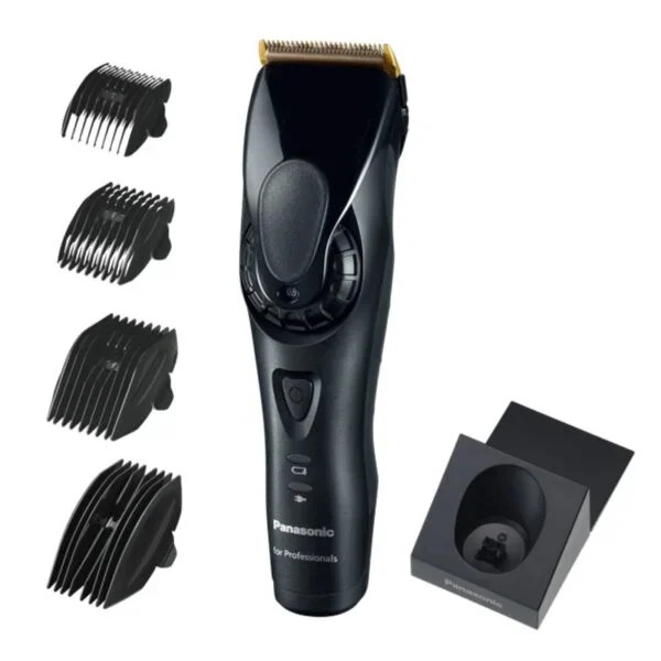 Επαναφορτιζόμενη Κουρευτική Μηχανή για Μαλλιά και Γένια Panasonic Hair Clipper ER-HGP84K803 με 4 εξαρτήματα κοπής 3mm – 25mm Μαύρη
