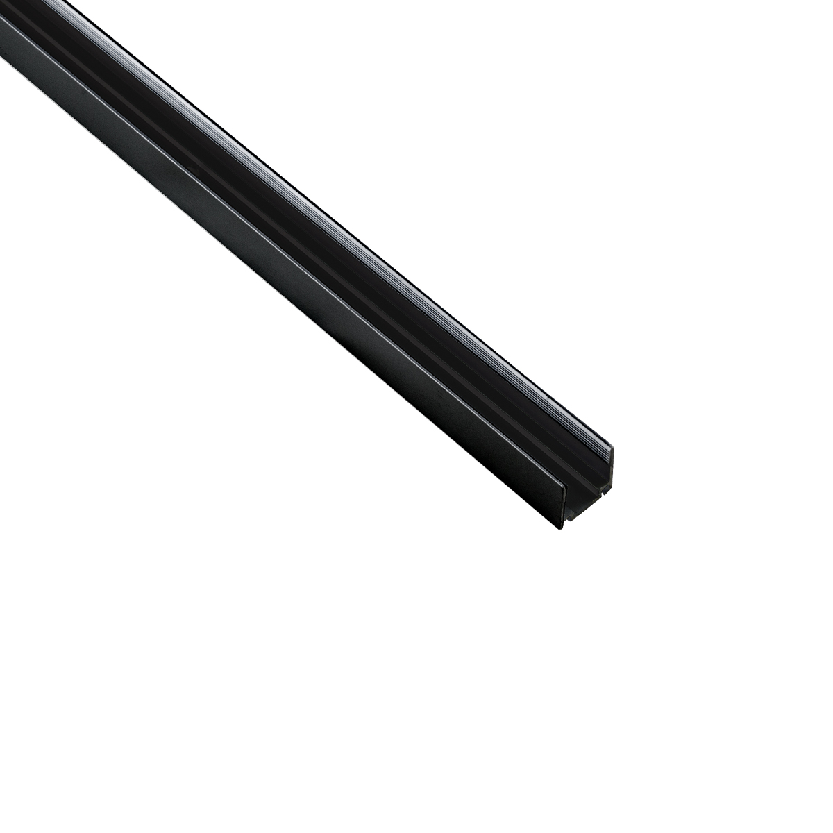 GloboStar® CON-NEONIO 90775 Προφίλ Αλουμινίου 3 Μέτρων – Βάση Στήριξης για την NEONIO Digital Neon Flex LED 14.4W/m 12VDC με Π1 x Υ2.3cm – Μαύρο – Μ300 x Π1.2 x Υ1.3cm