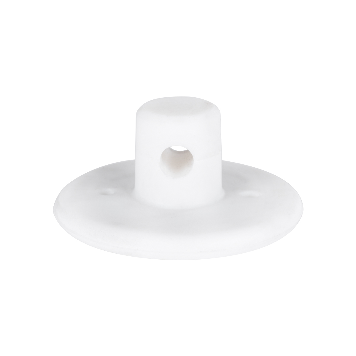 GloboStar® DIY 77561 Επιτοίχιο Εξάρτημα Στήριξης Καλωδίου Φωτιστικού – Φ4.5 x Υ2cm – Λευκό – Σιλικόνης – 5 Χρόνια Εγγύηση
