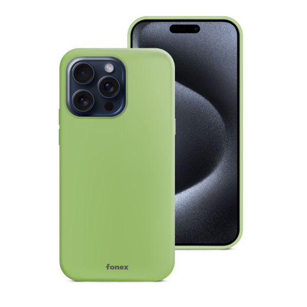 FONEX PURE TOUCH CASE IPHONE 15 PRO green backcover