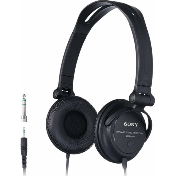 ORIGINAL SONY MDR-V150 DJ headphones, black