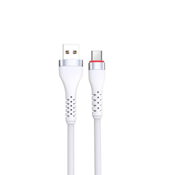 XO USB TO TYPE C ΝΒ213 DATA CABLE 1m 2.4A white
