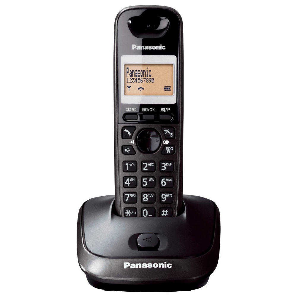 Ασύρματο Ψηφιακό Τηλέφωνο Panasonic KX-TG2511GRT Μαύρο με Χτυπημένη Συσκευασία