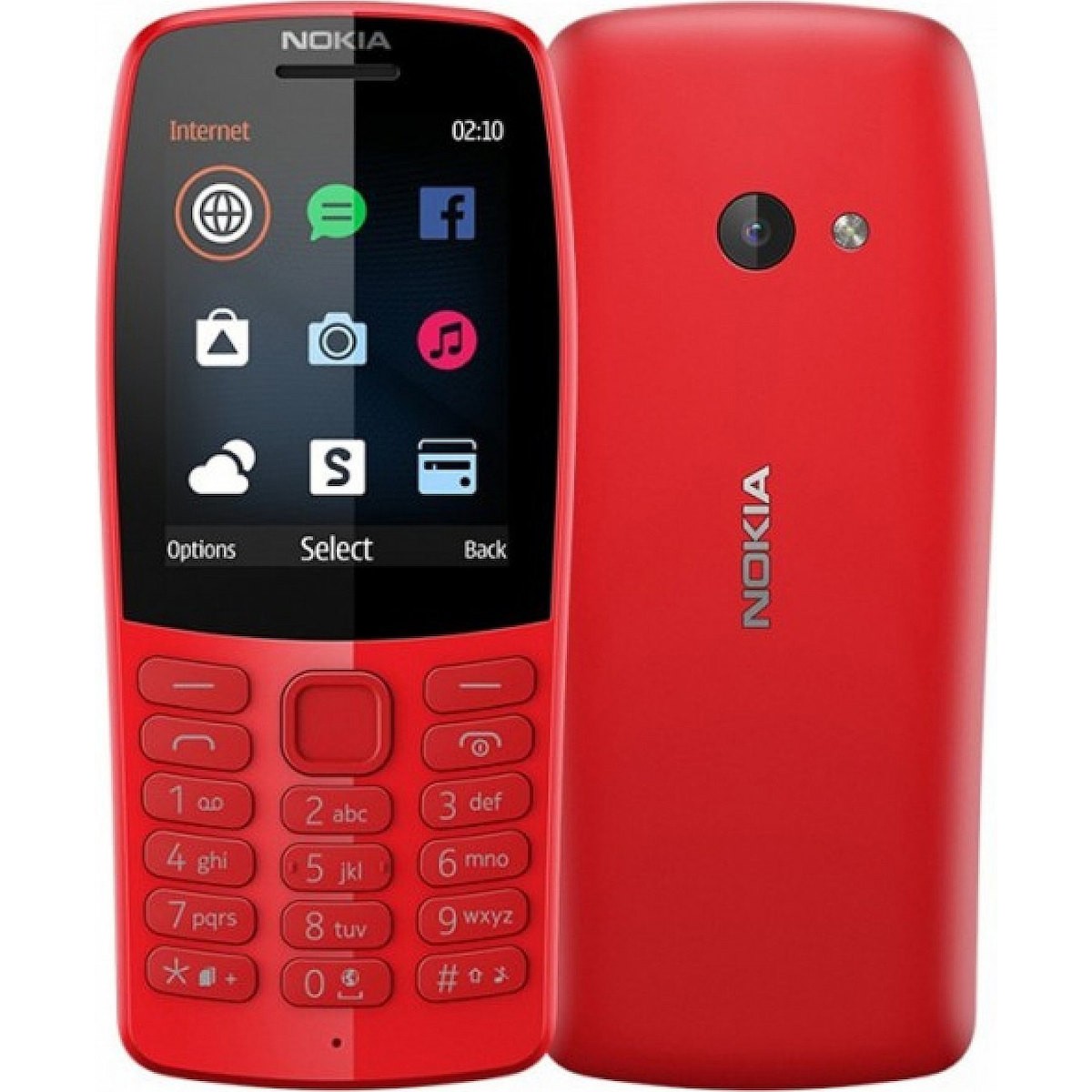Nokia 210 (2019) 4th Edition Dual Sim 2.4″ Κόκκινο GR