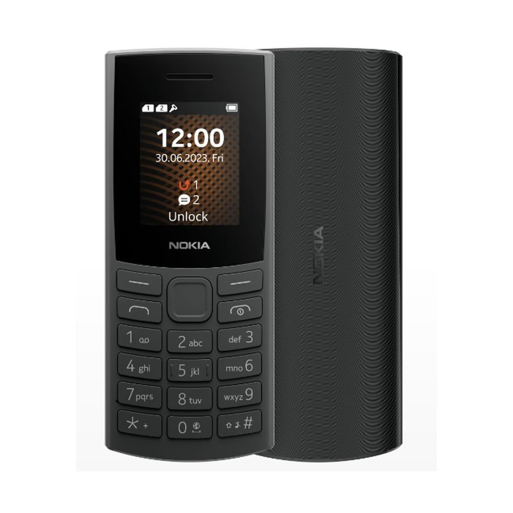 Nokia 105 4G (2023) Dual Sim 1.8″ IPS LCD LTE Charcoal