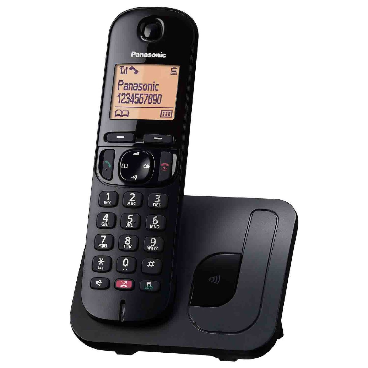 Ασύρματο Ψηφιακό Τηλέφωνο Panasonic KX-TGC250GRB Μαύρο με Χτυπημένη Συσκευασία