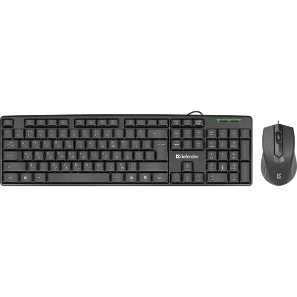 DEFENDER DACOTA C-270 WIRED KEYBOARD + MOUSE black