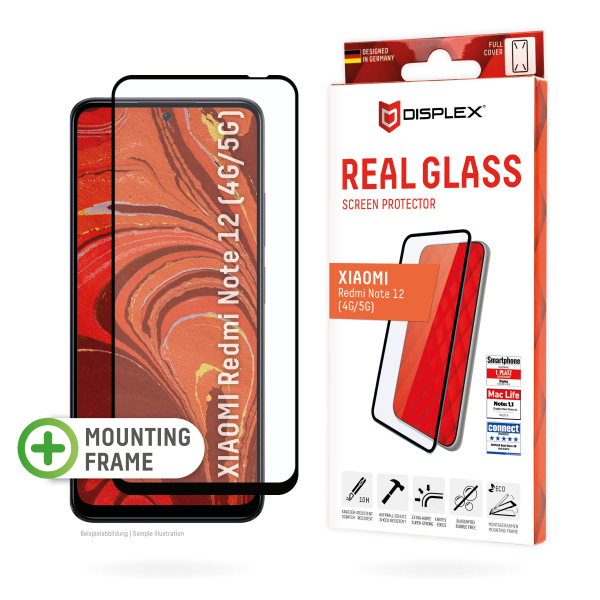 DISPLEX REAL GLASS 3D XIAOMI REDMI NOTE 12 4G/5G black