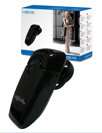 LogiLink BT0005 Earbud Bluetooth Handsfree Ακουστικό Μαύρο