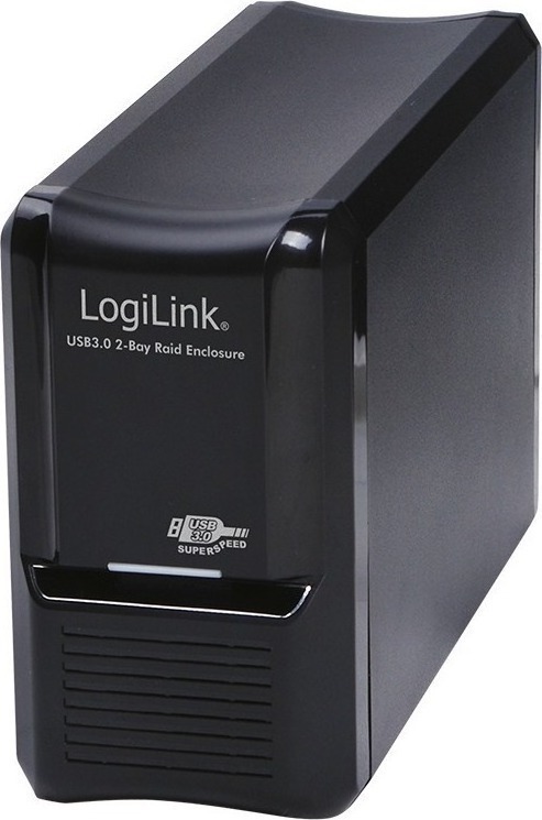 LogiLink Θήκη για 2 Σκληρούς Δίσκους 3.5″ SATA III με σύνδεση USB3.0