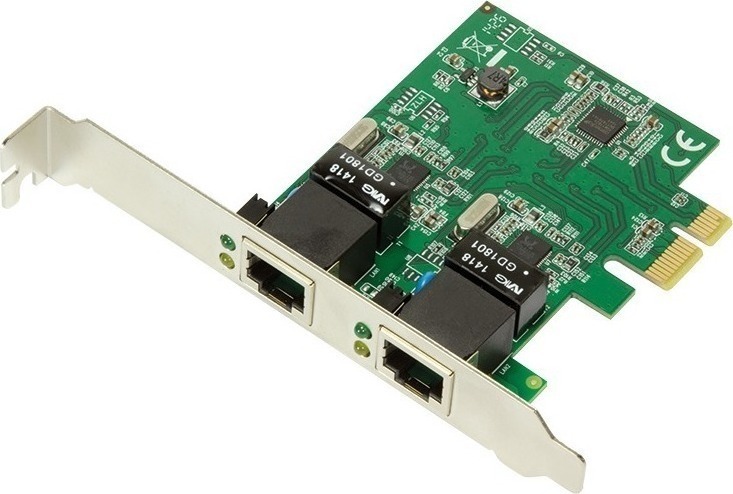LogiLink 2-Port Gigabit LAN PCI Express Card