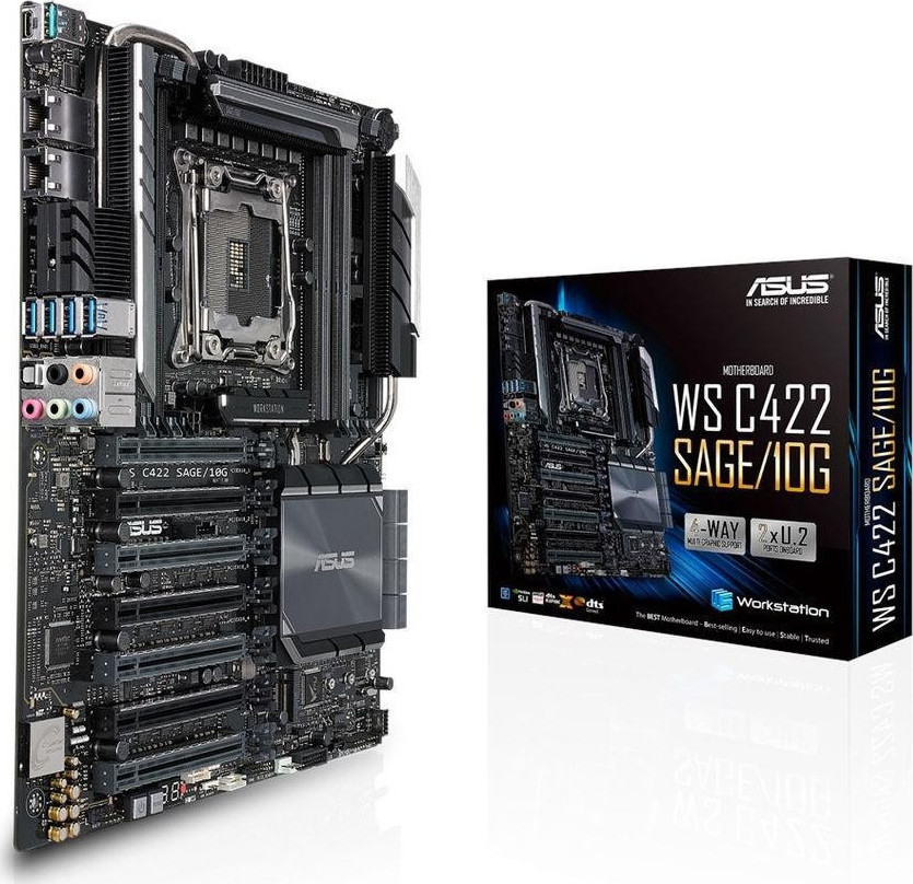Asus WS C422 SAGE/10G Motherboard SSI CEB με Intel 2066 Socket