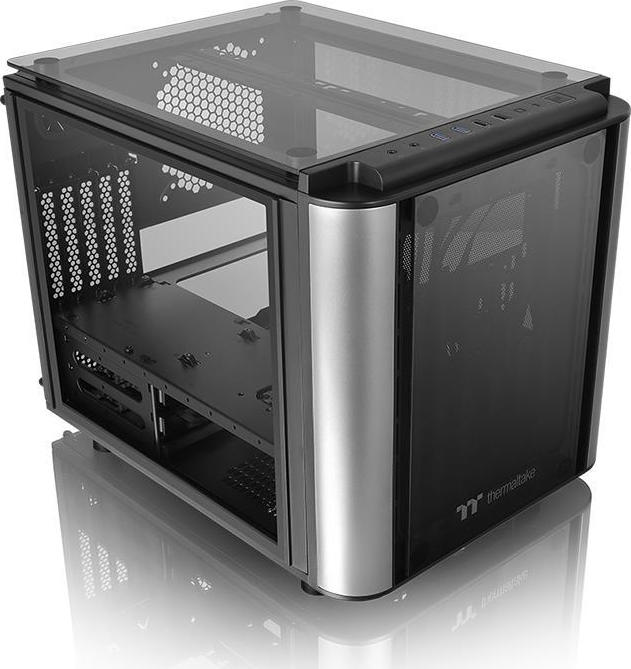 Thermaltake Level 20 VT Gaming Micro Tower Κουτί Υπολογιστή με Πλαϊνό Παράθυρο Μαύρο