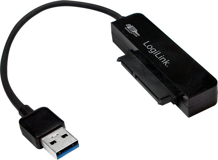 LogiLink Adapter USB 3.0 Type-A Male to Sata III Μαύρο (AU0012A)