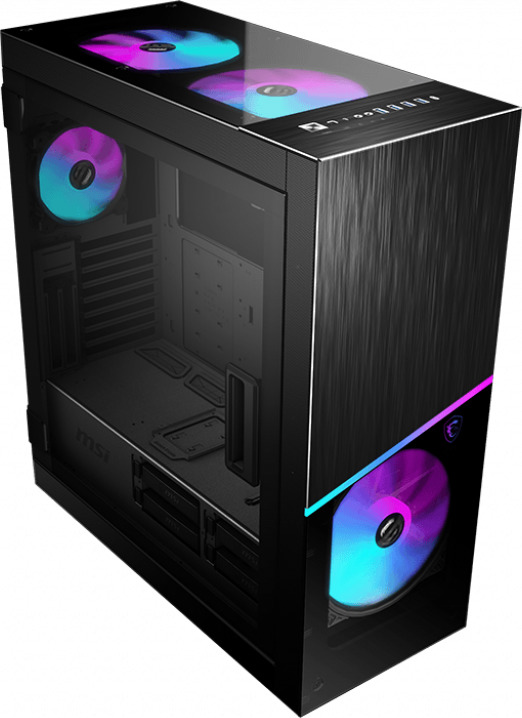 MSI MPG Sekira 500X Gaming Midi Tower Κουτί Υπολογιστή με Πλαϊνό Παράθυρο και RGB Φωτισμό Μαύρο