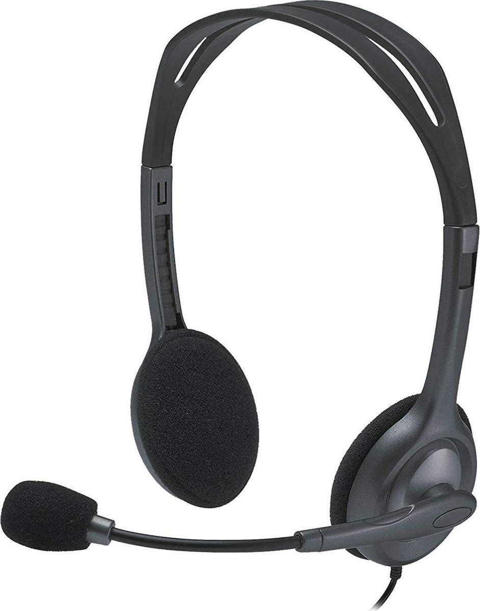 Logitech H111 On Ear Multimedia Ακουστικά με μικροφωνο και σύνδεση 3.5mm Jack