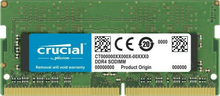 Crucial 32GB DDR4 RAM με Ταχύτητα 3200 για Laptop