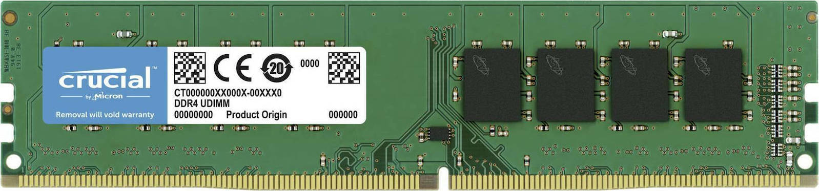 Crucial 8GB DDR4 RAM με Ταχύτητα 3200 για Desktop