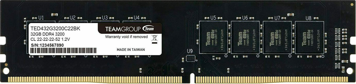 TeamGroup Elite 32GB DDR4 RAM με Ταχύτητα 3200 για Desktop