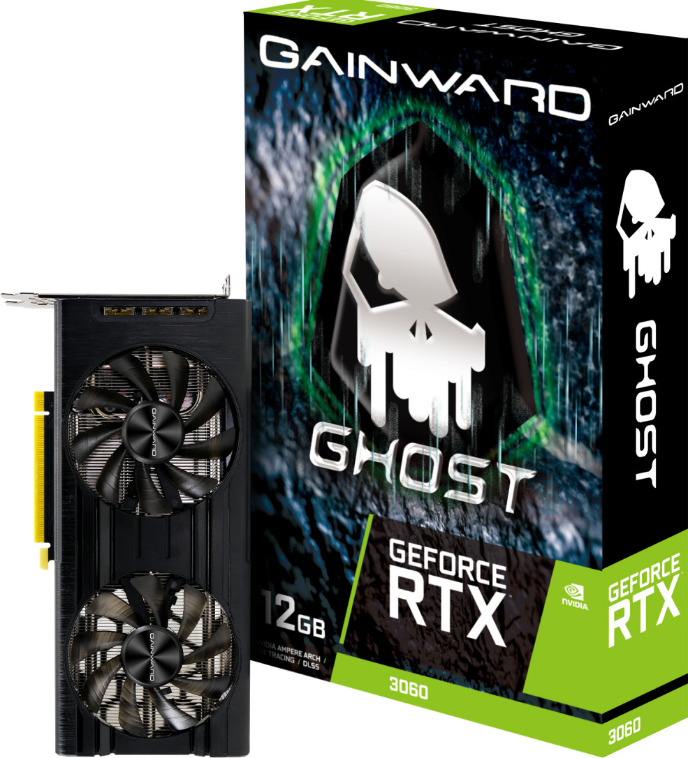 Gainward GeForce RTX 3060 12GB GDDR6 Ghost Κάρτα Γραφικών (NE63060019K9-190AU)