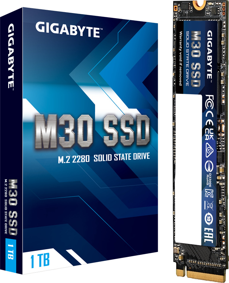 Gigabyte M30 SSD 1TB M.2 NVMe PCI Express 3.0