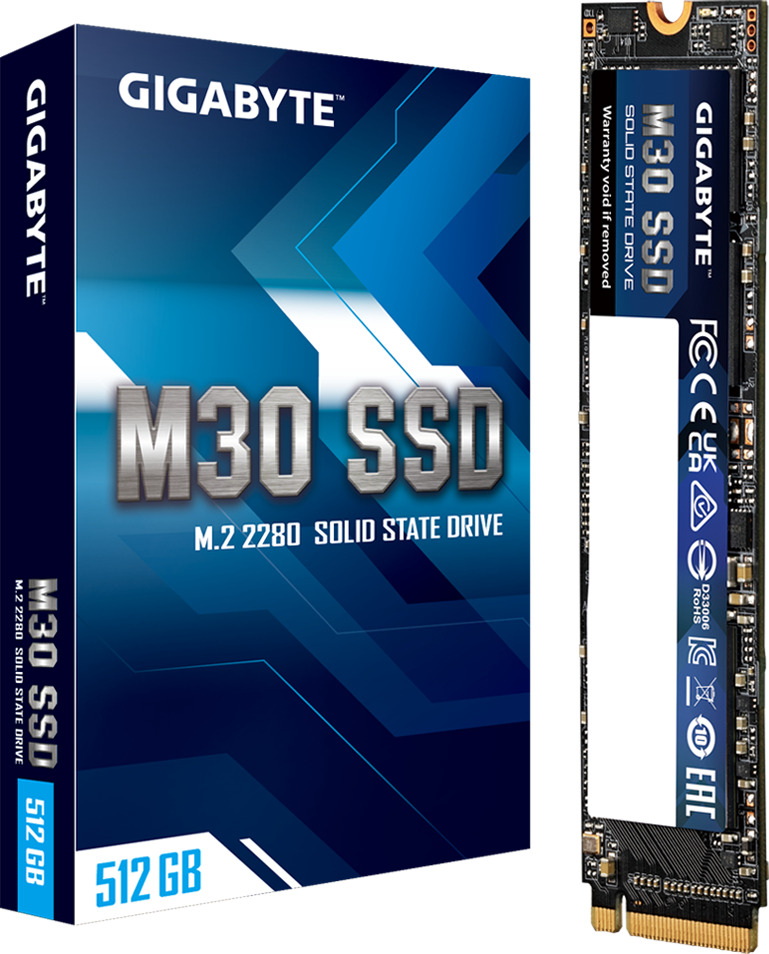 Gigabyte M30 SSD 512GB M.2 NVMe PCI Express 3.0