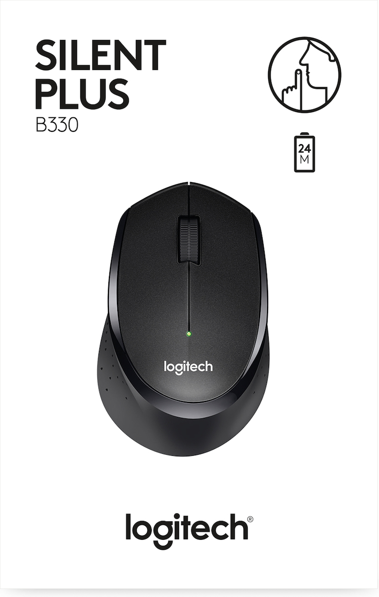 Logitech B330 Ασύρματο Mini Ποντίκι Μαύρο
