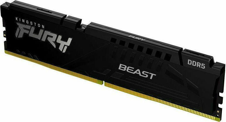 Kingston Fury Beast 16GB DDR5 RAM με Ταχύτητα 4800 για Desktop (KF548C38BB-16)