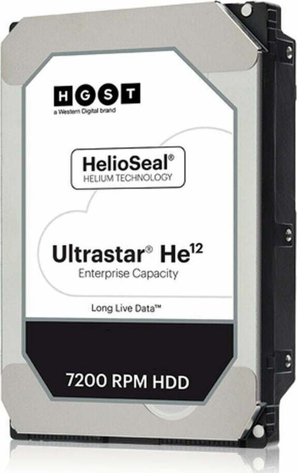 Hitachi Ultrastar He12 12TB HDD Σκληρός Δίσκος 3.5″ SATA III 7200rpm με 256MB Cache για Server
