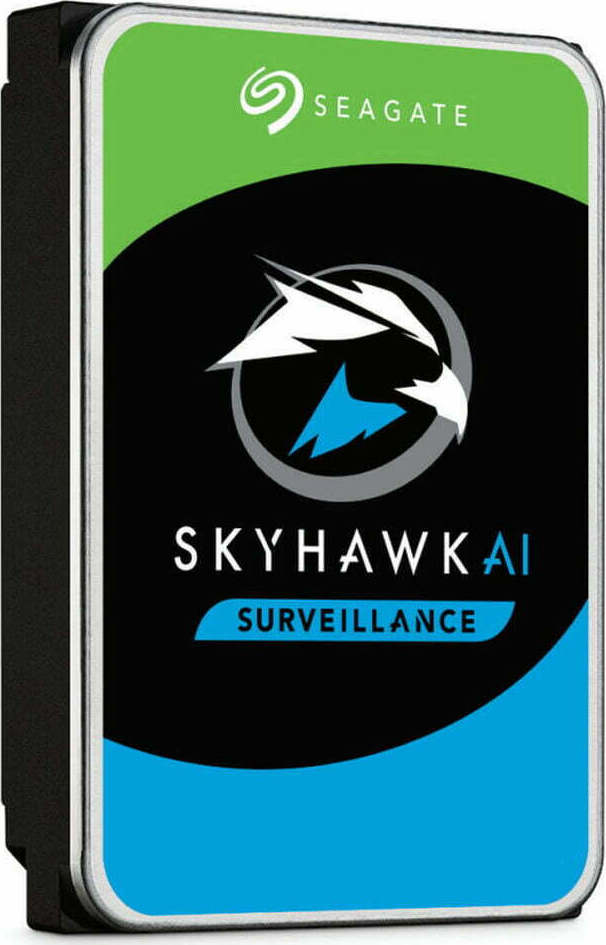 Seagate SkyHawk AI Surveillance 8TB HDD Σκληρός Δίσκος 3.5″ SATA III 7200rpm με 256MB Cache για Καταγραφικό / NAS / Server