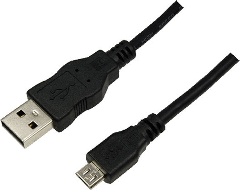LogiLink USB 2.0 Cable USB-A male – micro USB-B male 1.8m (CU0034)