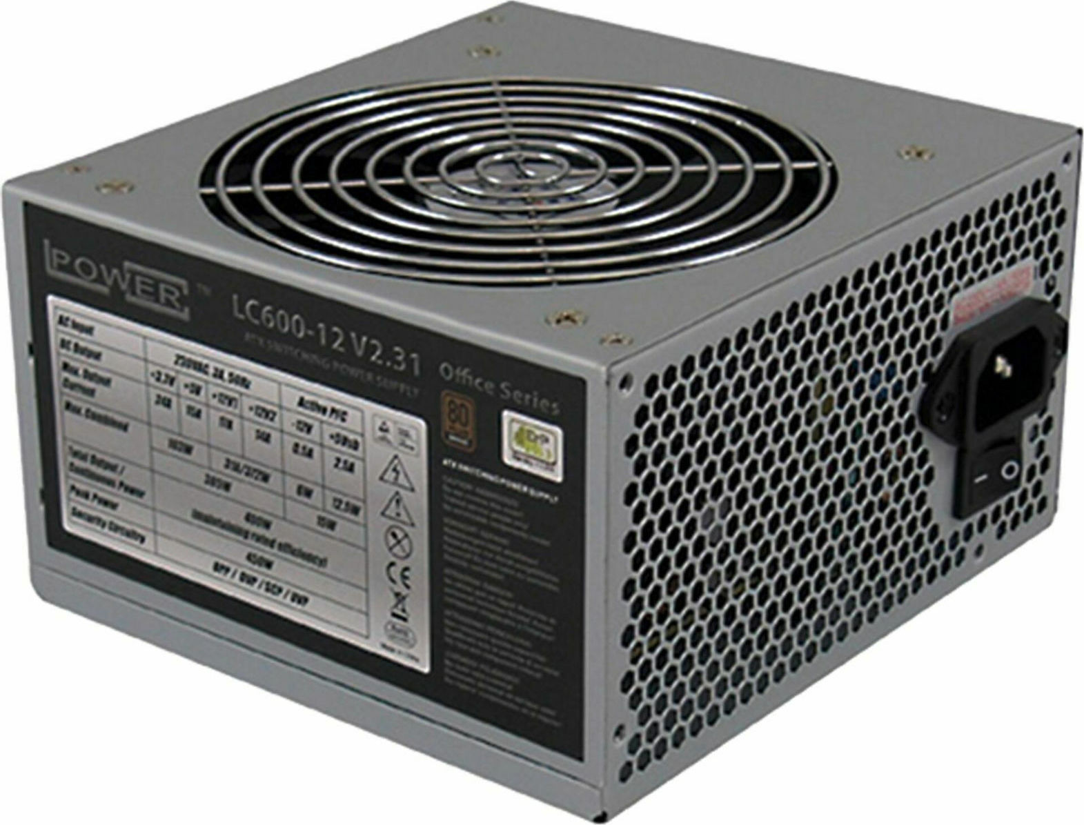 LC-Power LC600-12 V2.31 450W Τροφοδοτικό Υπολογιστή Full Wired 80 Plus Bronze