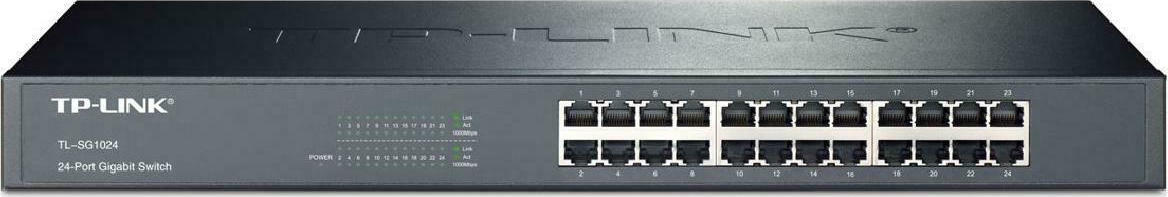 TP-LINK TL-SG1024 v11 Unmanaged L2 Switch με 24 Θύρες Gigabit (1Gbps) Ethernet
