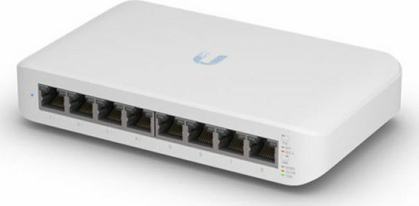 Ubiquiti Switch Lite 8 PoE Managed L2 PoE+ Switch με 8 Θύρες Gigabit (1Gbps) Ethernet