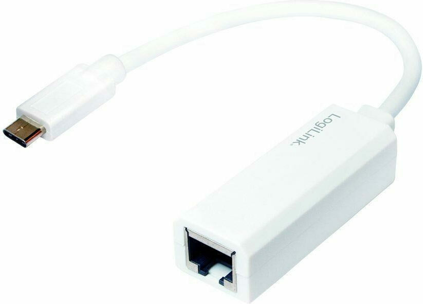 LogiLink UA0238 USB-C Αντάπτορας Δικτύου για Ενσύρματη σύνδεση Gigabit Ethernet