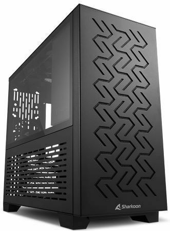 Sharkoon MS-Z1000 Midi Tower Κουτί Υπολογιστή με Πλαϊνό Παράθυρο Μαύρο