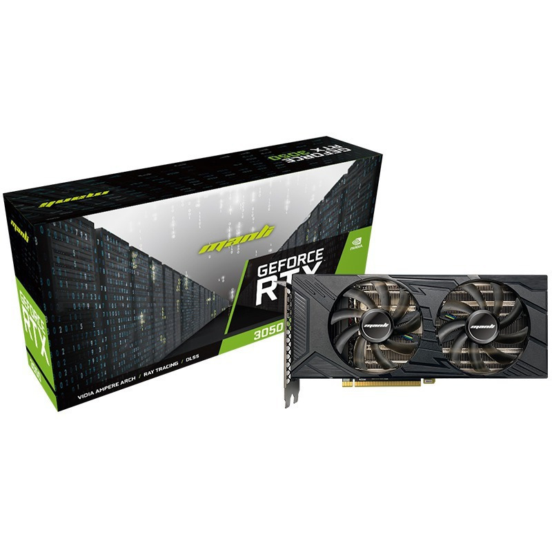 Manli GeForce RTX 3050 8GB GDDR6 Κάρτα Γραφικών (M-NRTX3050/6RGHPPP-M2521)