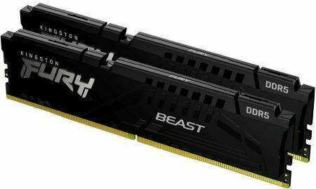Kingston Fury Beast 16GB DDR5 RAM με 2 Modules (2x8GB) και Ταχύτητα 4800 για Desktop