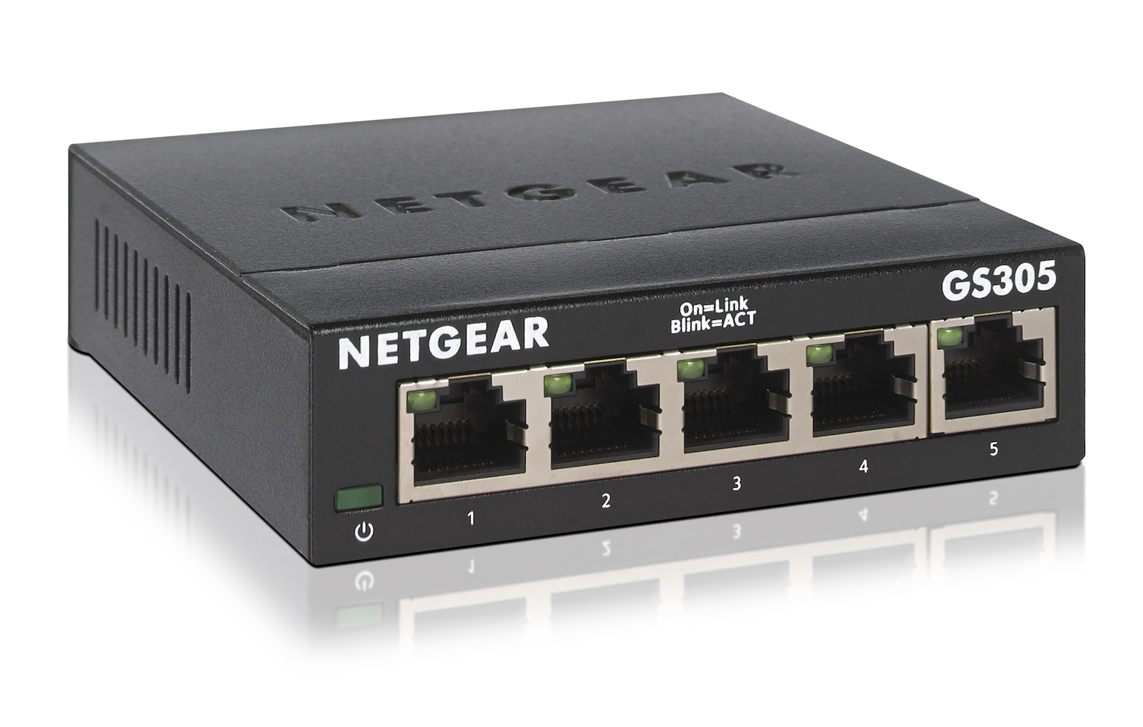 NetGear GS305 V2 Unmanaged L2 Switch με 5 Θύρες Gigabit (1Gbps) Ethernet