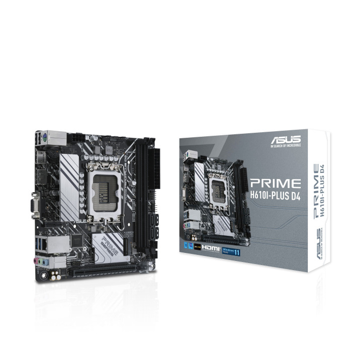 Asus Prime H610I-PLUS D4 Motherboard Mini ITX με Intel 1700 Socket