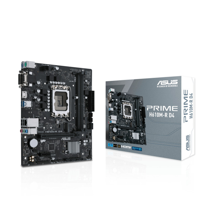 Asus Prime H610M-R D4 Motherboard Micro ATX με Intel 1700 Socket